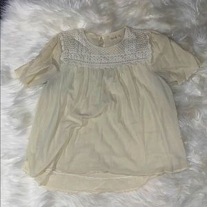 White embroidered blouse